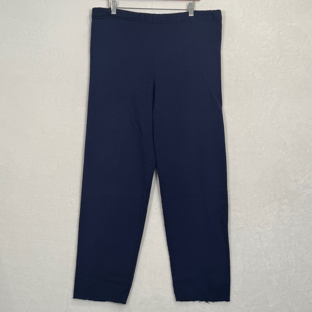 Vintage 90s Russell Athletic Navy Blue Cut Off Sweatpants Large